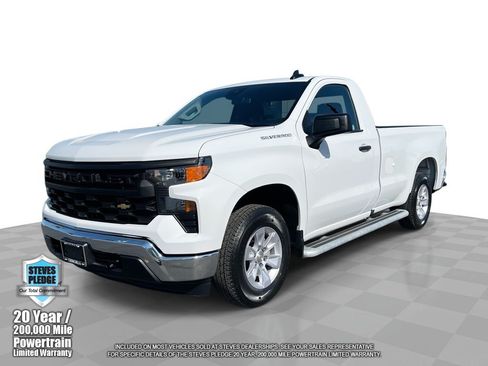 Certified 2025 Chevrolet Silverado 1500 W/T RWD image 1