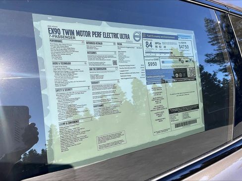 New 2025 Volvo EX90 Ultra w/ Protection Package Premier image 37