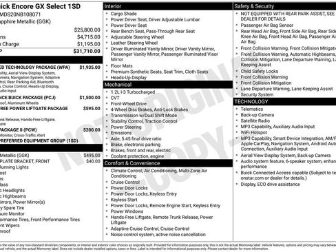 Used 2022 Buick Encore GX Select w/ Advanced Technology Package FWD image 6