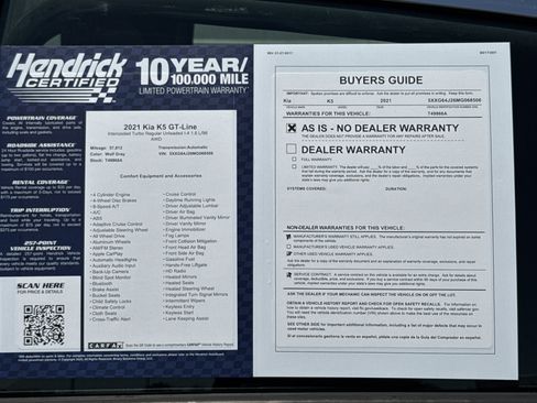 Used 2021 Kia K5 GT-Line AWD/4WD image 36