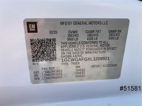 Used 2020 Chevrolet Express 2500 image 18