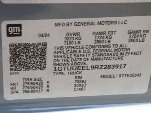 Used 2024 GMC Sierra 1500 AT4 w/ Technology Package AWD/4WD image 59