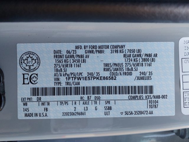 Certified 2023 Ford F150 XLT w/ Equipment Group 301A Mid AWD/4WD image 25