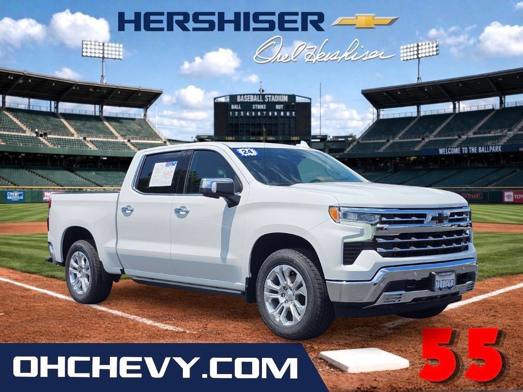 Used 2024 Chevrolet Silverado 1500 LTZ w/ LTZ Premium Package AWD/4WD image 1