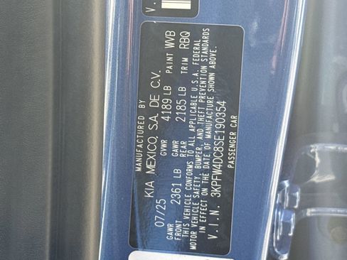New 2025 Kia K4 GT-Line Turbo FWD image 31