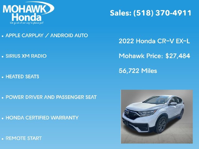 Certified 2022 Honda CR-V EX-L image 9