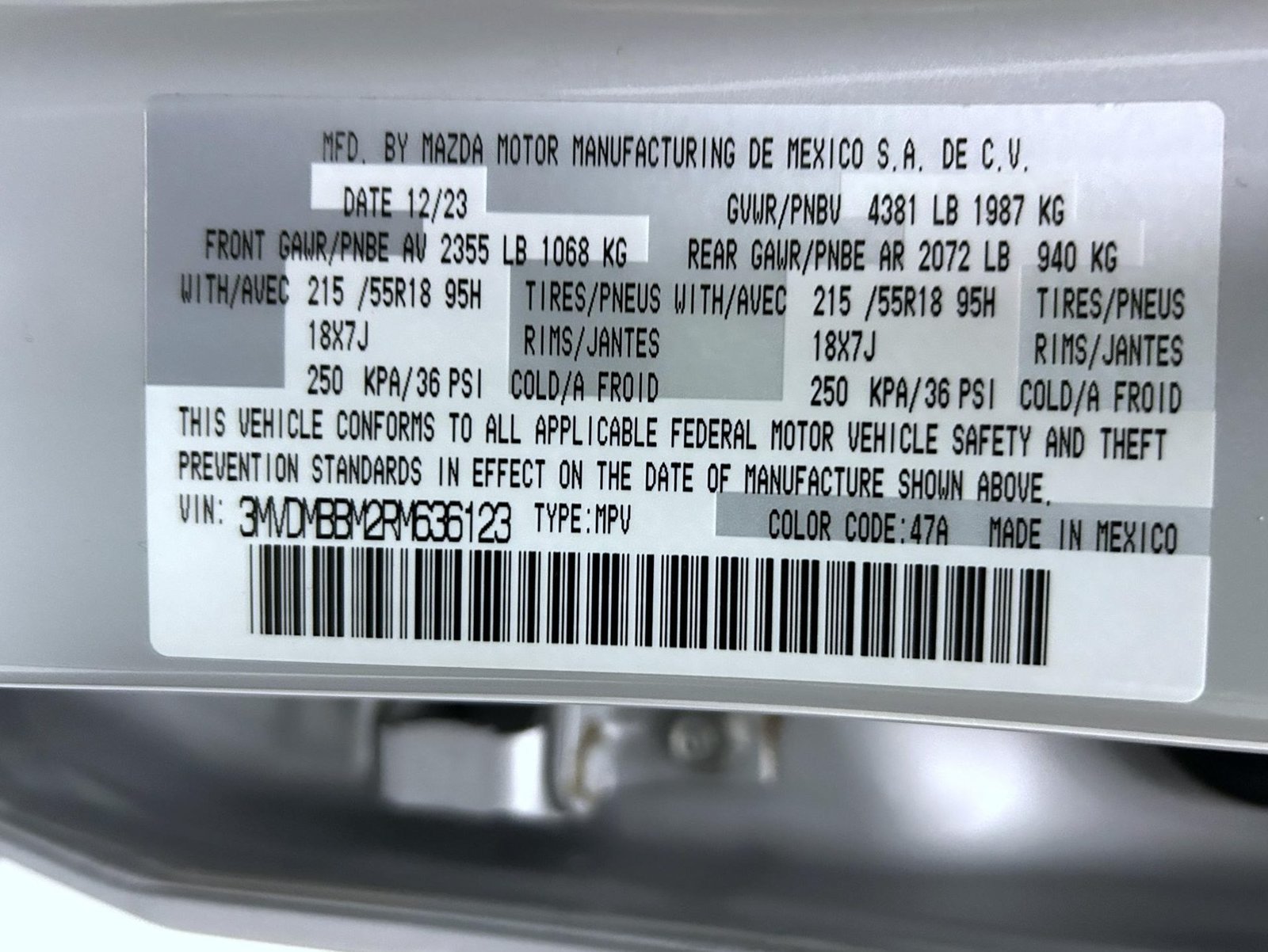 Certified 2024 MAZDA CX-30 AWD 2.5 S w/ Select Sport Pkg image 25