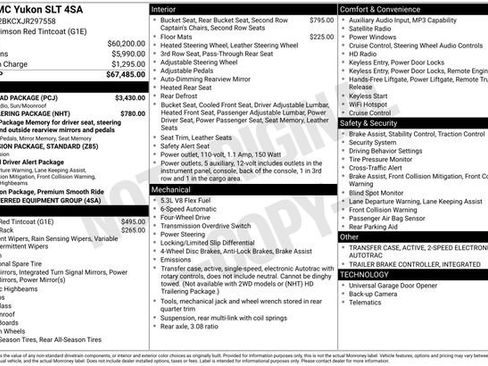 Used 2018 GMC Yukon SLT w/ Open Road Package AWD/4WD image 5