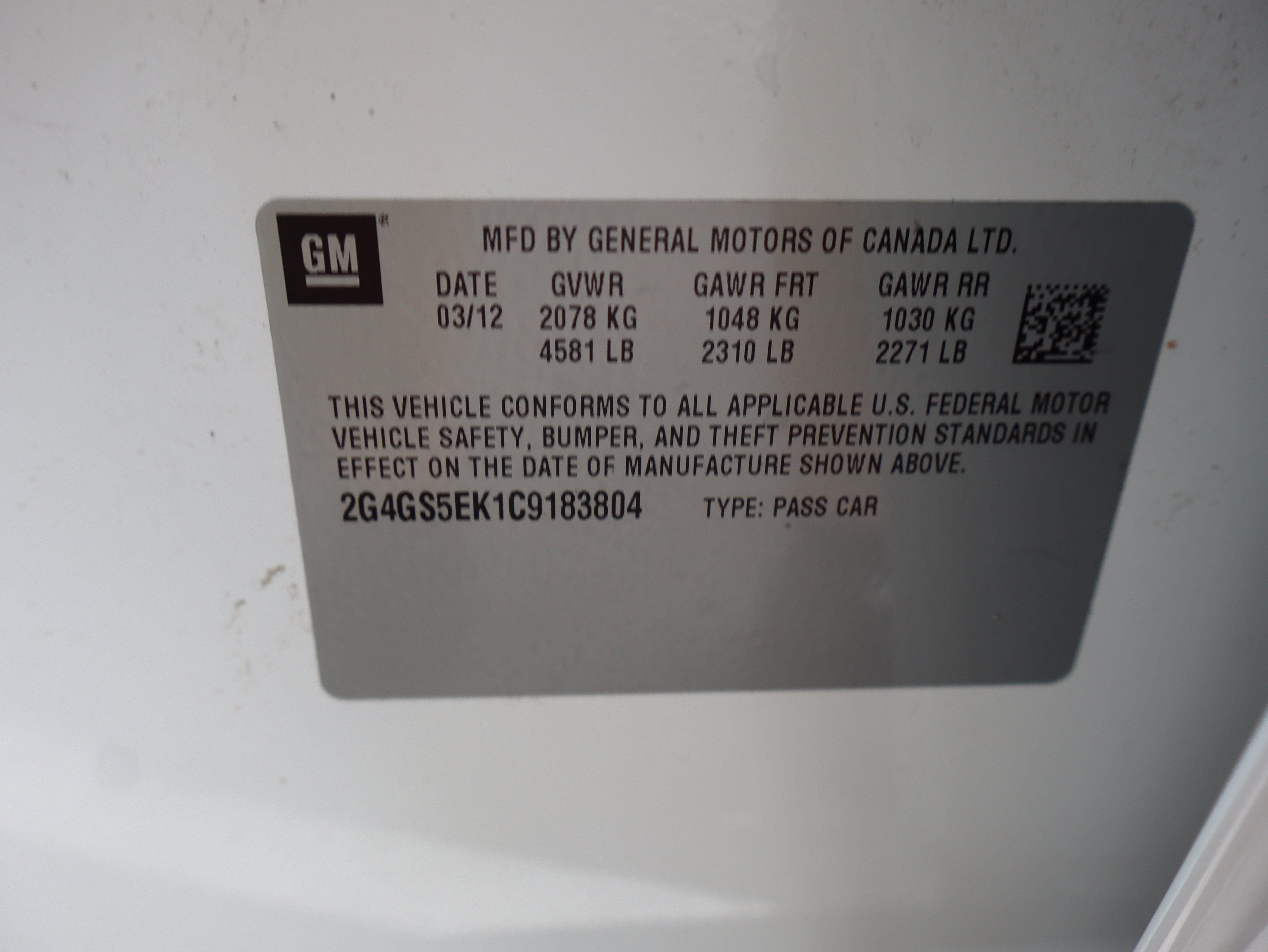 Used 2012 Buick Regal Premium FWD image 49