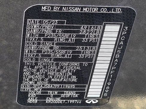 Used 2023 INFINITI QX50 Luxe FWD image 18