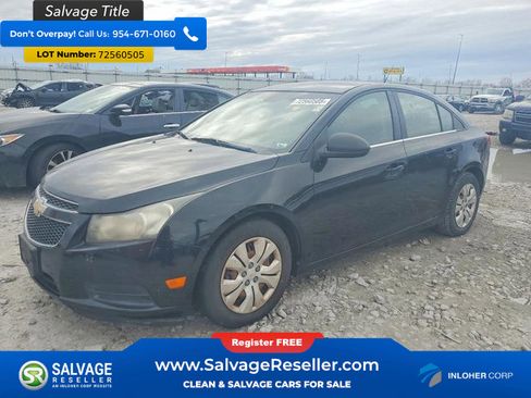 Used 2012 Chevrolet Cruze LS w/ Connectivity Package image 1