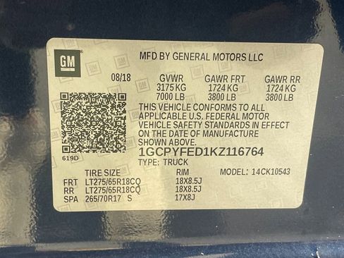 Used 2019 Chevrolet Silverado 1500 LT Trail Boss image 27