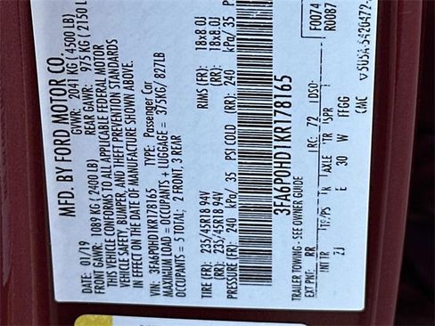 Used 2019 Ford Fusion SE w/ Equipment Group 151A image 29