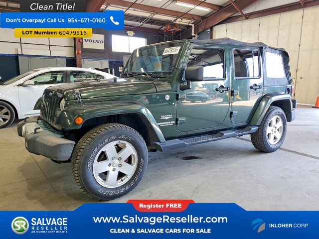 Used 2010 Jeep Wrangler Unlimited Sahara w/ Trailer Tow Group AWD/4WD image 1