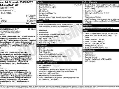 New 2023 Chevrolet Silverado 2500 W/T w/ WT Convenience Package
