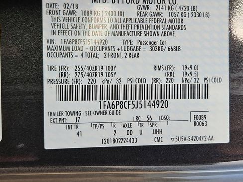 Used 2018 Ford Mustang GT Premium w/ GT Performance Package image 22