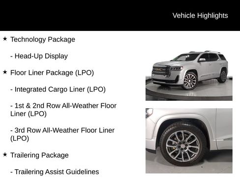 Used 2020 GMC Acadia Denali w/ Technology Package AWD/4WD image 19