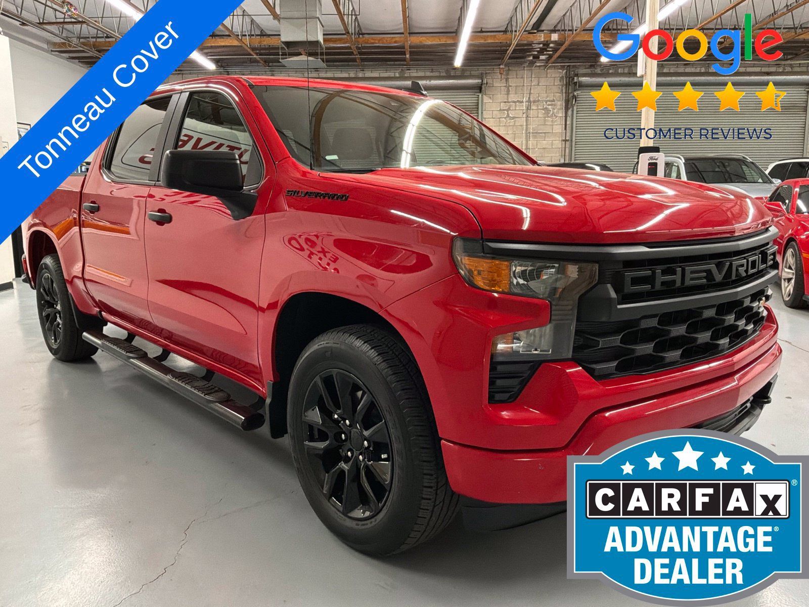 Used 2024 Chevrolet Silverado 1500 Custom w/ LPO, Dark Essentials Package RWD image 3