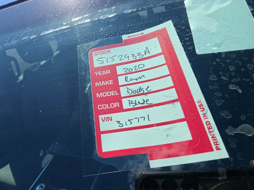 Used 2020 RAM 1500 Big Horn AWD/4WD image 11