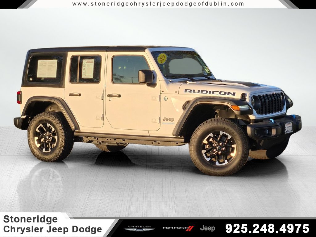 Used 2024 Jeep Wrangler Unlimited Rubicon 4xe AWD/4WD image 1