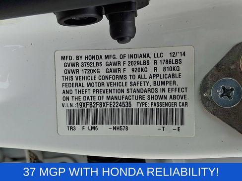 Used 2015 Honda Civic EX image 27