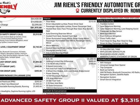New 2026 RAM 1500 Laramie w/ Advanced Safety Group II image 1