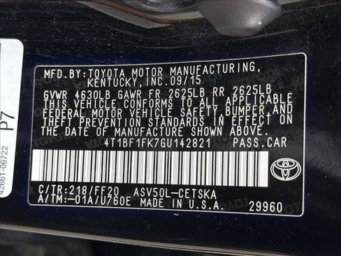 Used 2016 Toyota Camry SE FWD image 26