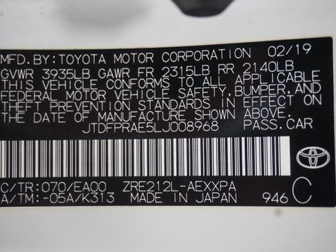 Used 2020 Toyota Corolla XLE FWD image 29