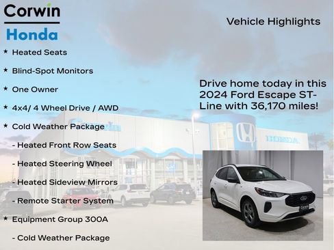 Used 2024 Ford Escape ST-Line image 6