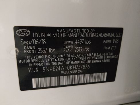 Used 2019 Hyundai Sonata SE FWD image 33