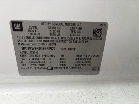 Used 2016 Chevrolet Silverado 2500 LTZ w/ Duramax Plus Package image 29