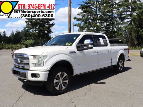 Used 2015 Ford F150 Platinum w/ Equipment Group 701A Luxury AWD/4WD image 3