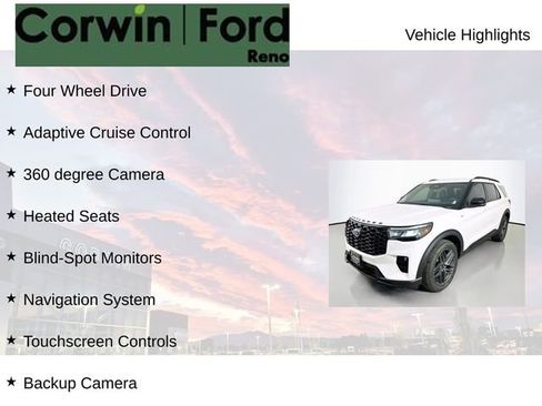 Certified 2026 Ford Explorer ST-Line w/ ST-Line Street Pack AWD/4WD image 7