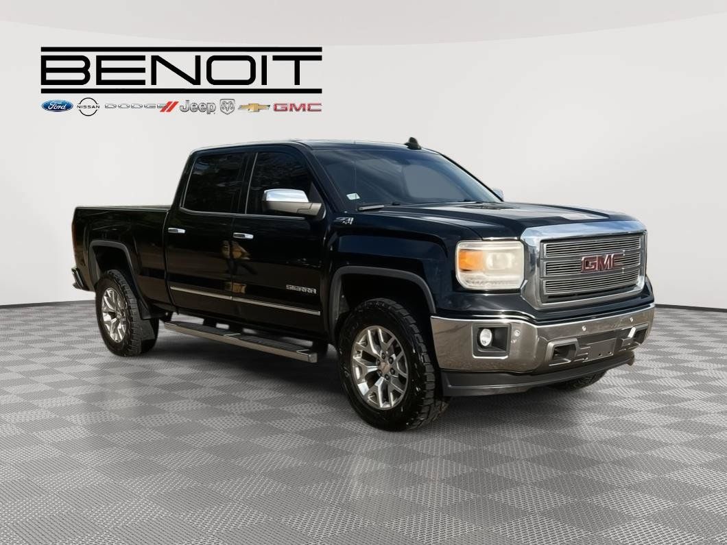 Used 2015 GMC Sierra 1500 SLT w/ SLT Crew Cab Value Package AWD/4WD image 1