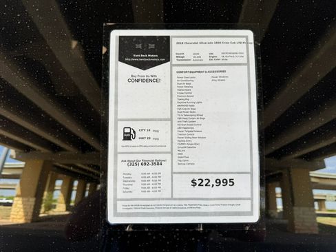 Used 2018 Chevrolet Silverado 1500 LTZ w/ Texas Edition image 29