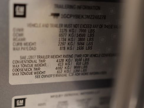 Used 2021 Chevrolet Silverado 1500 Custom w/ LPO, Dark Essentials Package image 35