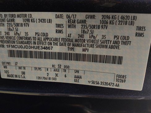 Used 2017 Ford Escape Titanium FWD image 33