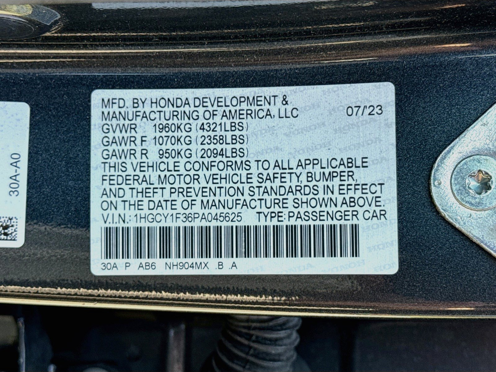 Used 2023 Honda Accord EX image 28