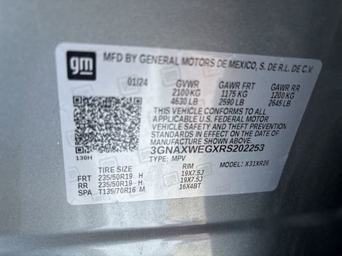 Used 2024 Chevrolet Equinox RS w/ RS Leather Package image 35