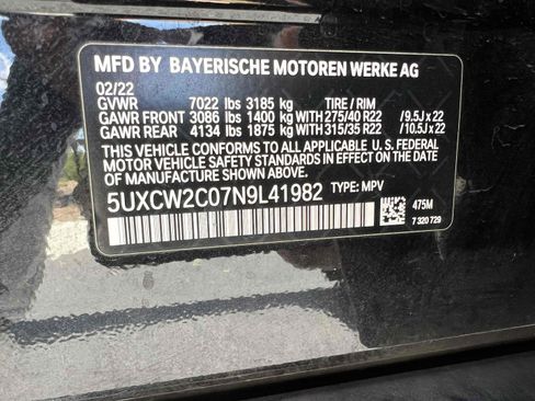 Used 2022 BMW X7 xDrive40i w/ Premium Package image 10