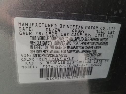 Used 2024 Nissan Kicks SV FWD image 33