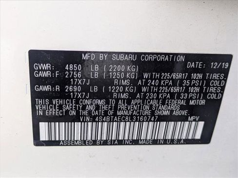 Used 2020 Subaru Outback Premium image 24