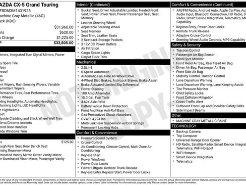 Used 2021 MAZDA CX-5 Grand Touring image 38