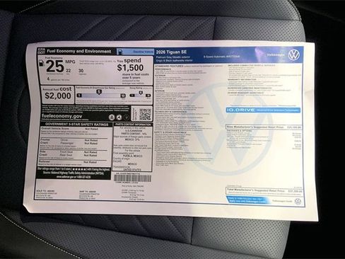 New 2026 Volkswagen Tiguan SE image 14