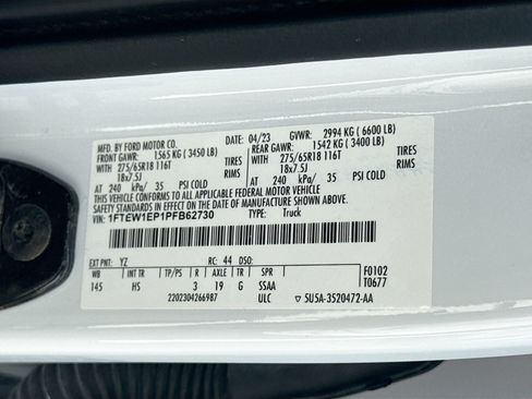Used 2023 Ford F150 Lariat AWD/4WD image 42