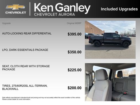 Used 2023 Chevrolet Silverado 1500 Custom w/ LPO, Dark Essentials Package image 6