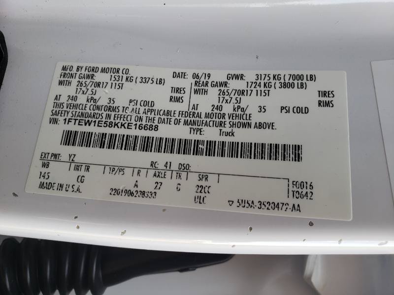 Used 2019 Ford F150 XL w/ Equipment Group 101A Mid AWD/4WD image 28