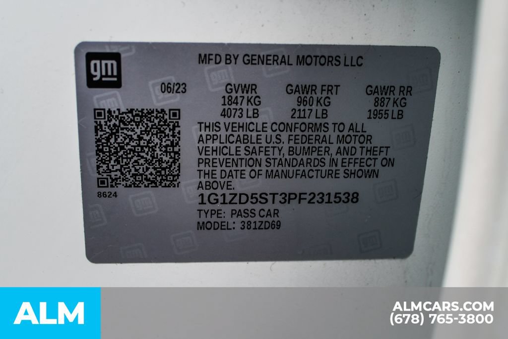 Used 2023 Chevrolet Malibu LT FWD image 32