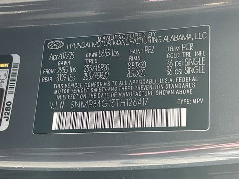 New 2026 Hyundai Santa Fe Limited FWD image 35