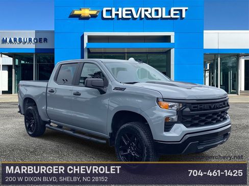 Used 2024 Chevrolet Silverado 1500 Custom Trail Boss w/ Turbomax Blackout Package image 1